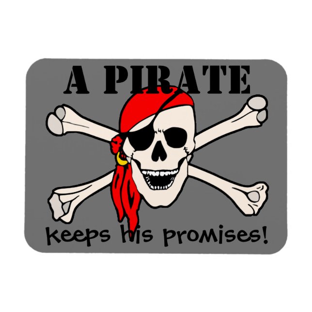 Ímã Promessas de Pirata (Horizontal)