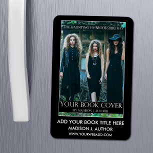 Ímã Promoção da capa do livro do autor do escritor