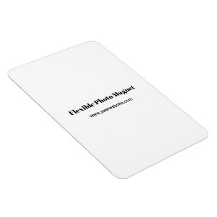 Ímã Promoção de Marca Simples Foto Flexível 4" x 6"
