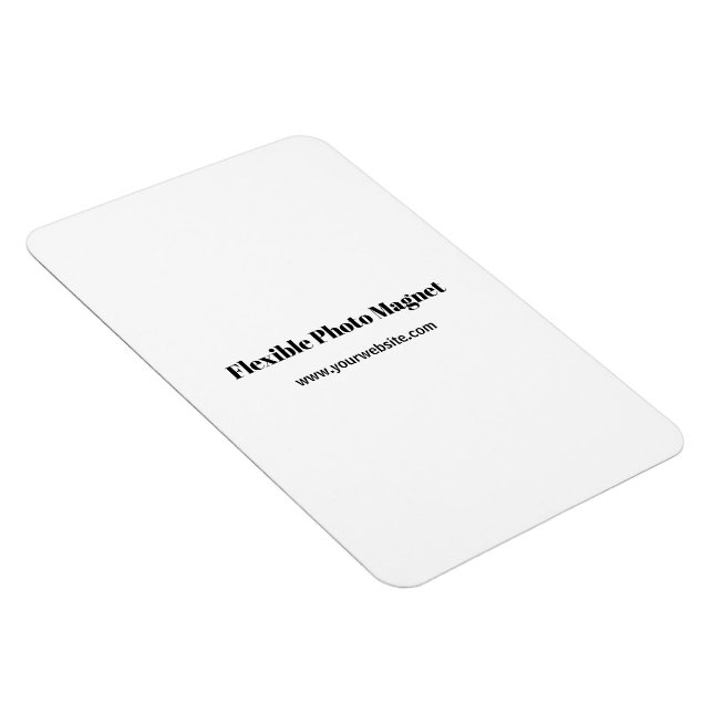Ímã Promoção de Marca Simples Foto Flexível 4" x 6" (Lado Direito)