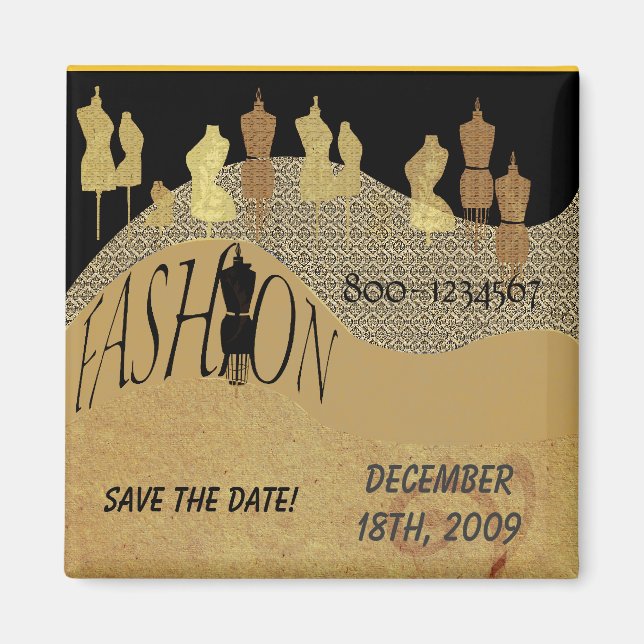 Imã Promocional de Beleza Empresarial (Frente)