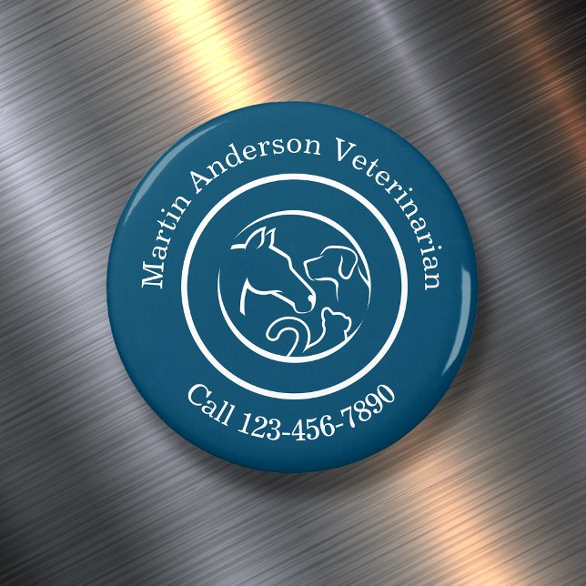 Imã Promocional do cliente veterinário (Criador carregado)