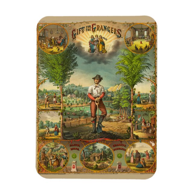 Ímã Promocional Para Membros Do Grange (Vertical)