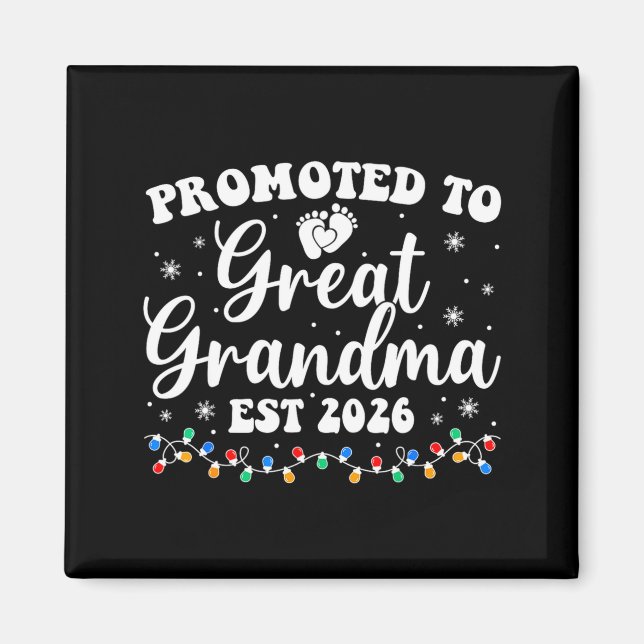 Imã Promoted To Great Grandma Est 2026 First Time New  (Frente)