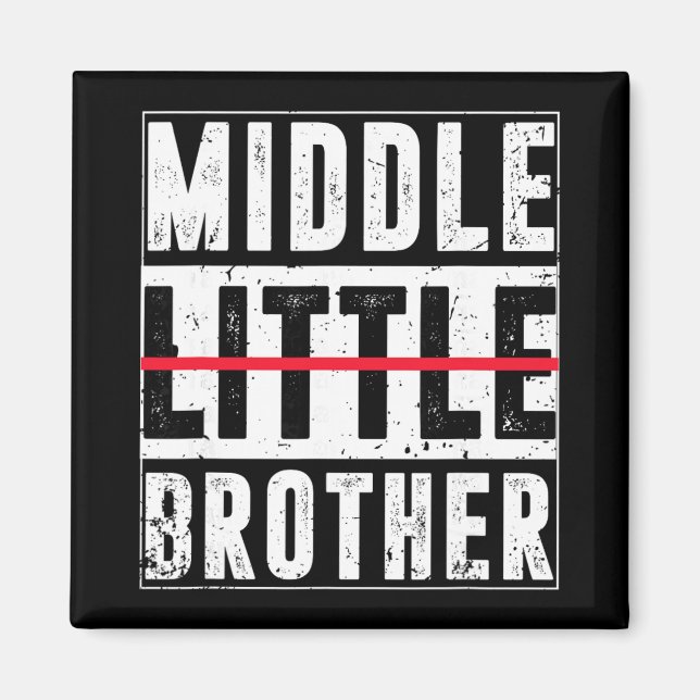 Imã Promoted To Middle Brother Funny New Baby Announce (Frente)