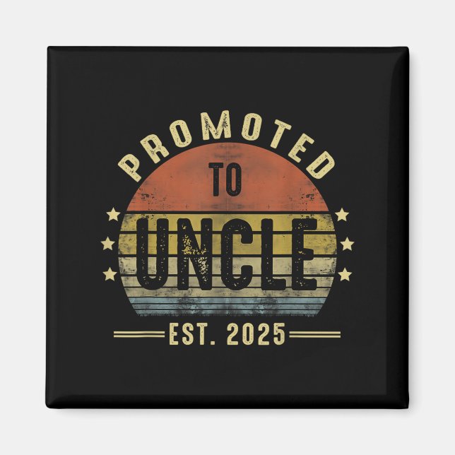 Imã Promoted To Uncle Est 2025 New Uncle Fathers Day F (Frente)