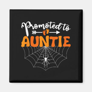 Imã Promovido a Tia no Halloween Anúncio de Gravidez