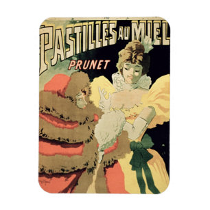 Ímã Propaganda de poster do "pastilha mel" por Prunet,