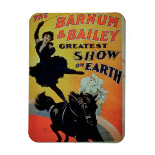 Ímã Propaganda de poster 'o Barnum e o Bailey grandes