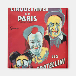 Imã Propaganda de poster 'o d'Hiver da Paris de Cirque