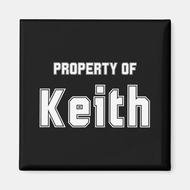 Imã Propriedade De Keith Funny Bachelorette Gifts Para (Frente)
