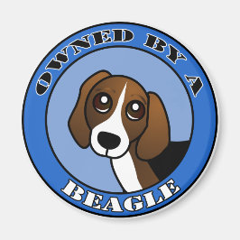 Imã Propriedade de Um Beagle - Azul