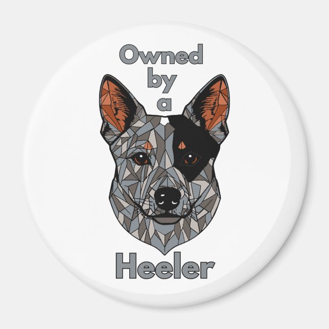 Imã Propriedade de um Heeler (Azul) (Frente)