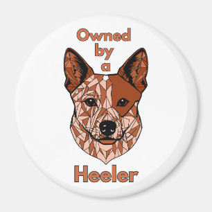 Imã Propriedade de um Heeler (Vermelho)