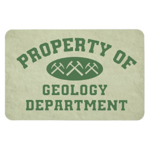 Ímã Propriedade Do Departamento De Geologia