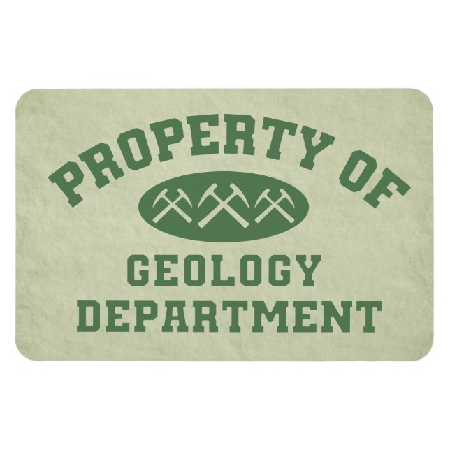 Ímã Propriedade Do Departamento Geológico (Horizontal)