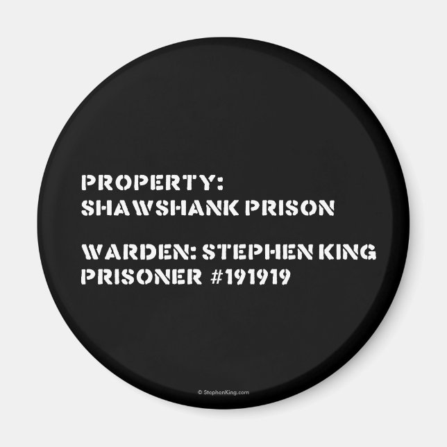 Imã Propriedade: Prisão Shawshank (Frente)