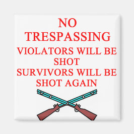 Imã proprietário da arma sem invasão