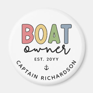 Imã Proprietário de Barcos Personalizados estabeleceu