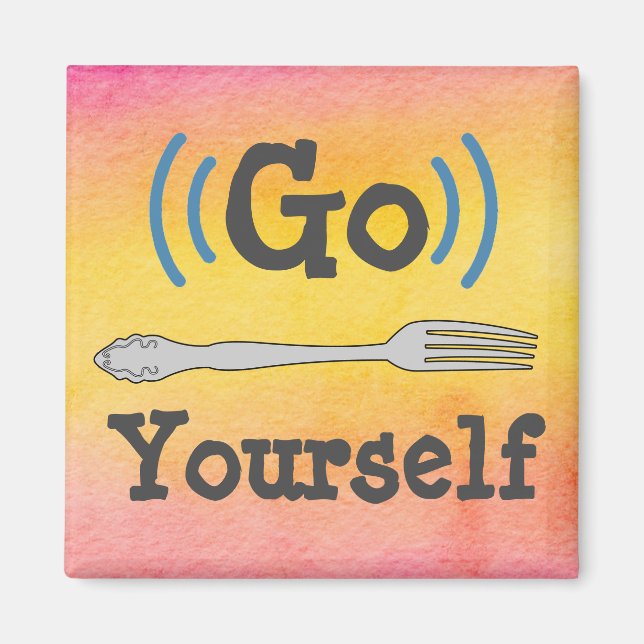 Imã Prossiga com seu próprio ímã (Frente)