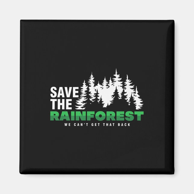 Imã Proteção Ambiental Da Floresta Tropical (Frente)
