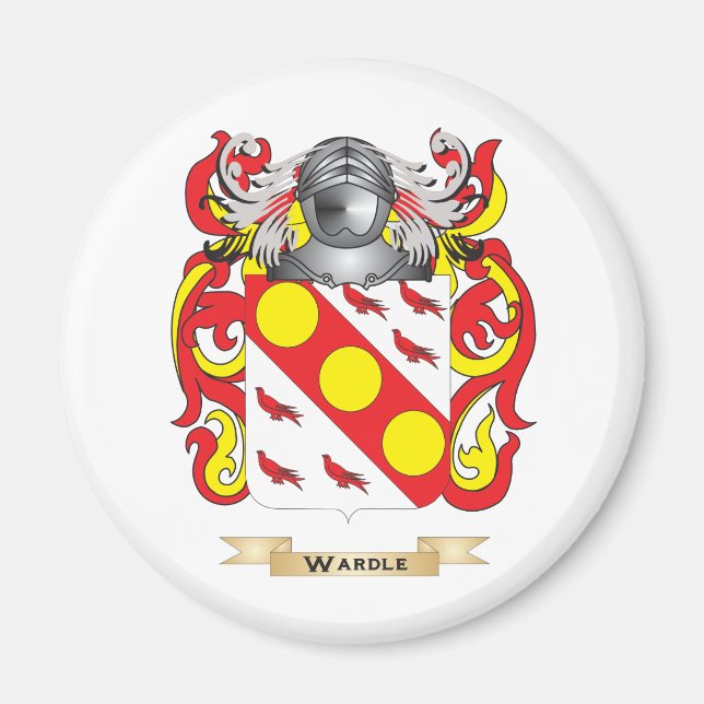 Imã Proteção da família Wardle (Casaco de armas) (Frente)