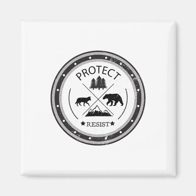 Imã Proteger - Resistir Aos Parques Nacionais E Ao Ser (Frente)