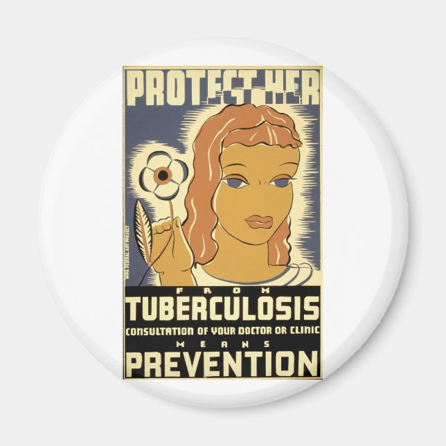 Imã Proteja-A Da Tuberculose (Frente)