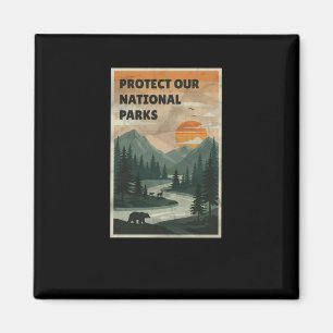 Imã Proteja Nossos Parques - Parques Nacionais Usa Ade