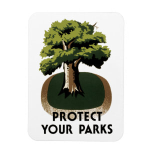 Ímã Proteja seus parques