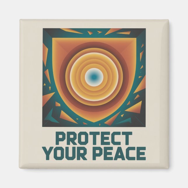 Imã Proteja Sua Paz (Frente)