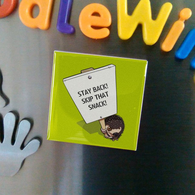 Imã Protesto Engraçado com Cartoon Placard (Criador carregado)