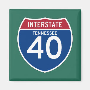 Imã Protetor da estrada nacional de Tennessee TN I-40