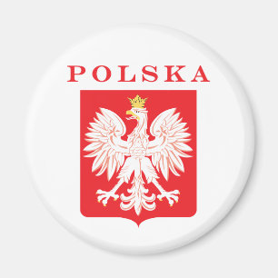 Imã Protetor do vermelho de Polska Eagle
