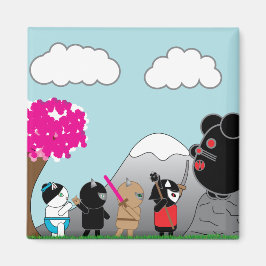 Imã Protetores Do gatinho Vs. Magneta Do Rato