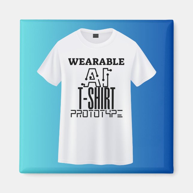 Imã Protótipo Wearable AI T-SHIRT (Frente)