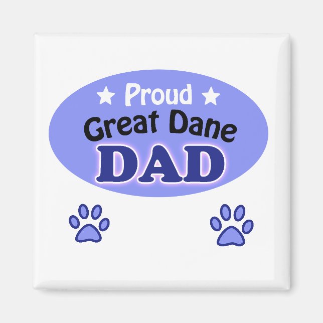 Imã Proud Great Dane dad (Frente)