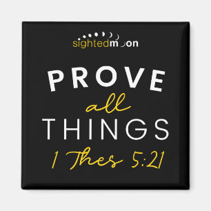 Imã Prove All Things Bible Quote