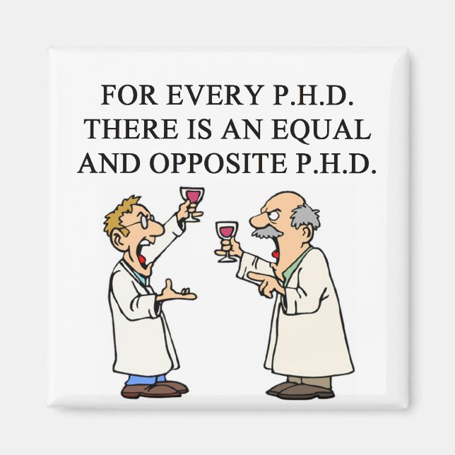 Imã provérbio PHD (Frente)