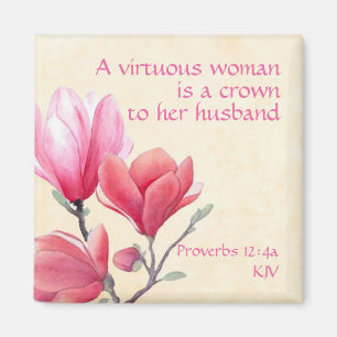 Imã Provérbios 12:4a - Uma mulher virtuosa coroa para