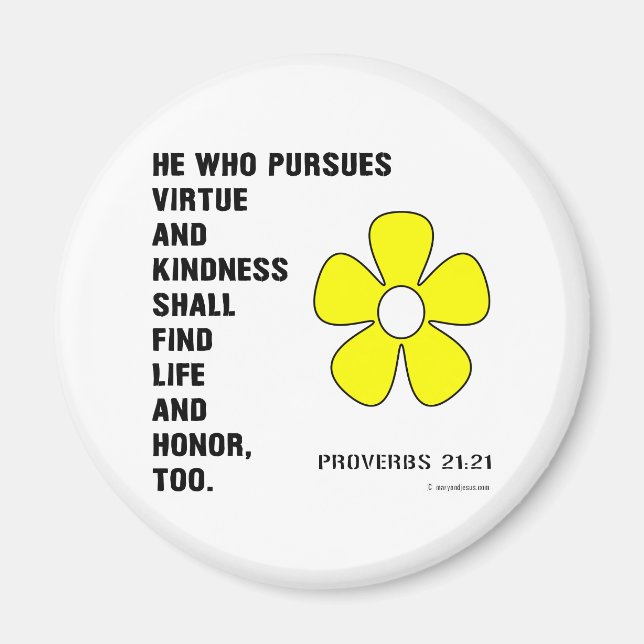 Imã Provérbios 22:21 Virtude (Frente)