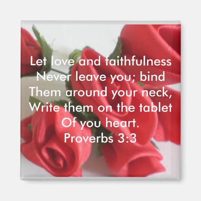 Imã Provérbios 3:3 (Frente)