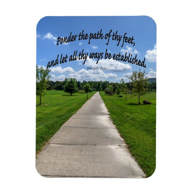 Ímã Provérbios 4:26 (Vertical)