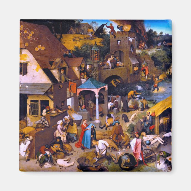 Imã Provérbios Países Baixos, Pieter Bruegel, o Velho (Frente)