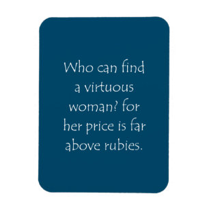 Ímã Proverbos de Cotação de Script 31 10