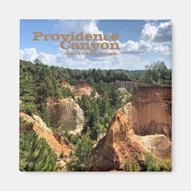 Imã Providence Canyon State Park, Geórgia (Frente)