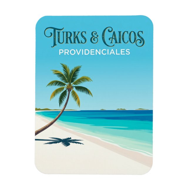 Ímã Providenciales Ilhas Turcas e Caicos (Vertical)