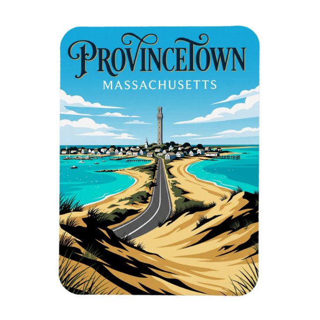 Ímã Provincetown EUA (Vertical)