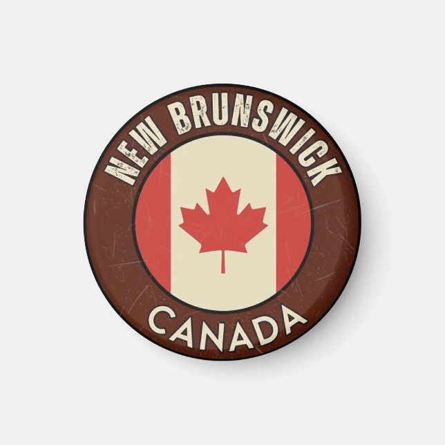 Imã Província de New Brunswick Canadá (Frente)