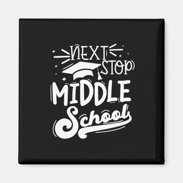 Imã Próxima Parada do Ensino Médio Soma de Graduação d (Frente)